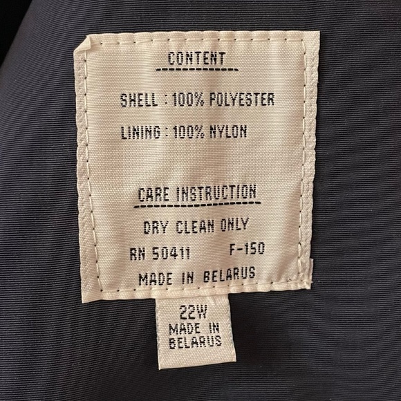 Fleet Street Maxi Trench Coat Plus Size 22W - Picture 6 of 9